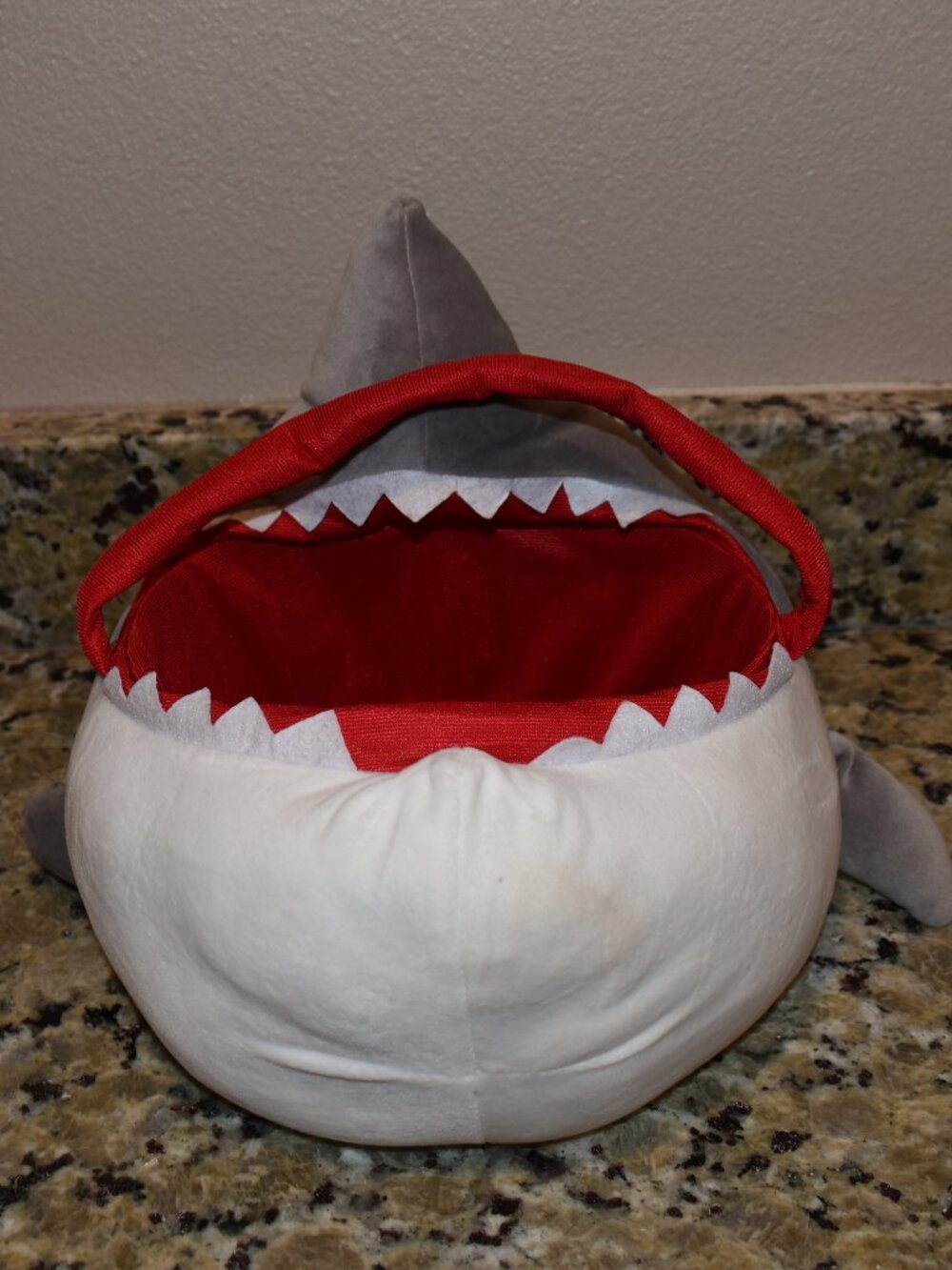 Plush Shark Halloween Basket - Brand New